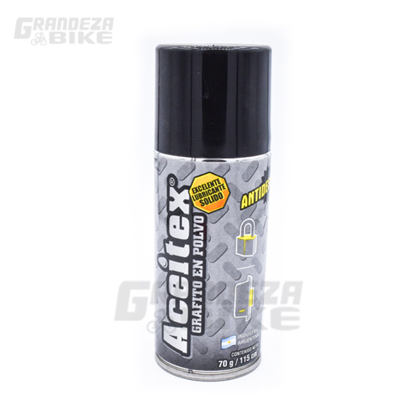 lubricante spray grafito en polvo aceitex