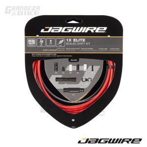 Kit de cables de cambio JAGWIRE Elite 1x Sealed rojo 01