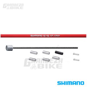 Kit cable y funda de ruta SHIMANO Road shift x1 - rojo 01