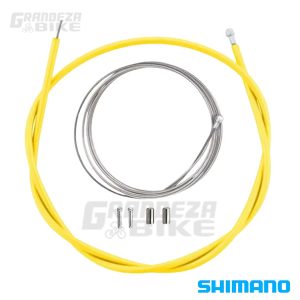 Kit cables y fundas de freno Ruta SHIMANO Road brake - amarillo 01