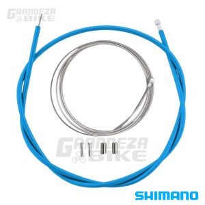 Kit cables y fundas de freno Ruta SHIMANO Road brake - azul 01